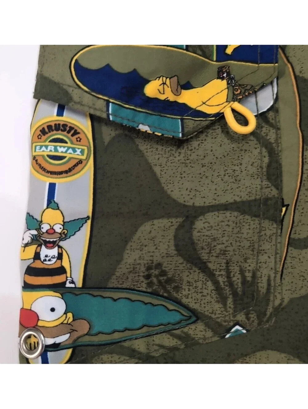 Vintage Simpsons Board Shorts Bathing Suit 2004 Mens Sz 36 Graphic Surf Board